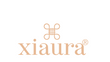 Xiaura logo in gold on a white background