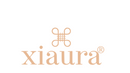 Xiaura logo in gold on a white background